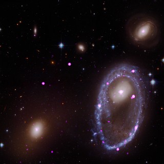 A Giant Ring of Black Holes